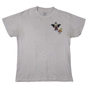 Vintage Y2K The Simpsons Krusty The Clown 2000 White Shirt Medium T Shirt RARE